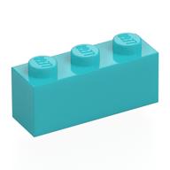 Brick 1 x 3 (Medium Azure)