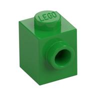Brick Special 1 x 1 with Stud on 1 Side (Bright Green)