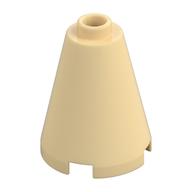 Cone 2 x 2 x 2, Open Stud (Tan)
