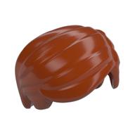 Hair Combed Sideways with Short Sideburns [Plain] (Dark Orange)