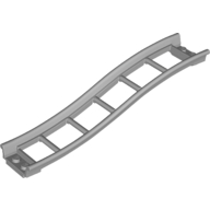 Vehicle Track, Roller Coaster Ramp Small, 3 Bricks Elevation (Light Bluish Gray)