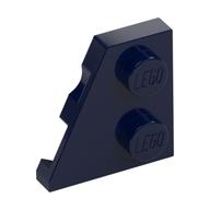 Wedge Plate 2 x 2 Left (Dark Blue)