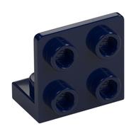 Bracket 1 x 2 - 2 x 2 Inverted (Dark Blue)