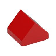Brick Sloped Double 45° 1 x 1 (Red)