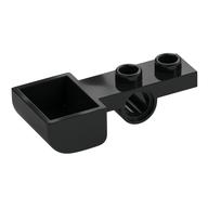 Launcher, 1 x 4 with 1 x 2 Plate with Pin Hole and Bucket (Catapult) (Black)