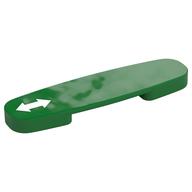 Duplo Train Action Plate with White Arrow Double Print, Direction Action (Green)