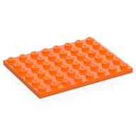 Plate 6 x 8 (Orange)