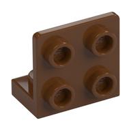 Bracket 1 x 2 - 2 x 2 Inverted (Reddish Brown)