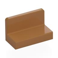 Panel 1 x 2 x 1 [Rounded Corners] (Medium Nougat)