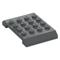 Brick Sloped 4 x 6 x 2/3 Double (Dark Bluish Gray)