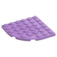 Plate Round Corner 6 x 6 (Medium Lavender)