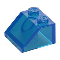 Brick Sloped 45° 2 x 2 (Trans-Dark Blue)