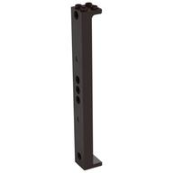 Support 2 x 2 x 13 with 5 Pin Holes (Dark Brown)