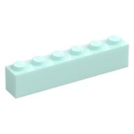 Brick 1 x 6 (Light Aqua)