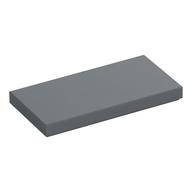 Tile 2 x 4 with Groove (Metallic Silver)