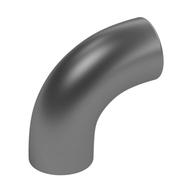 Brick Round 1 x 1 diameter Tube with 90 Degree Elbow (2 x 2 x 1) and Axle Holes (Crossholes) at each end (Metallic Silver)