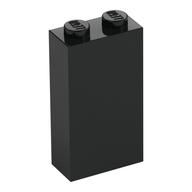 Brick 1 x 2 x 3 with Bottom Stud Holder (Black)