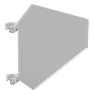 Flag 5 x 6 Hexagonal with U Clips (Trans-Clear)