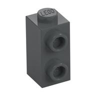 Brick Special 1 x 1 x 1 2/3 with Studs on 1 Side (Dark Bluish Gray)