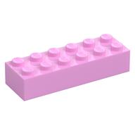 Brick 2 x 6 (Bright Pink)