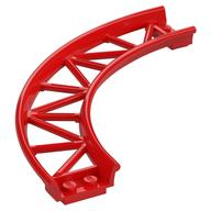 Vehicle Track, Roller Coaster, Curve (Red)