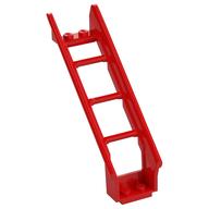Vehicle Track, Roller Coaster Steep Ramp, 6 Bricks Elevation (Red)