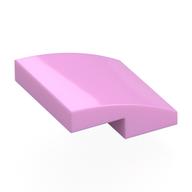 Brick Curved 2 x 2 x 2/3 (Bright Pink)