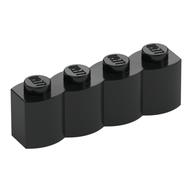 Brick Special 1 x 4 Palisade [aka Log] (Black)