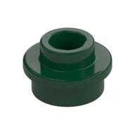 Plate Round 1 x 1 with Open Stud (Dark Green)