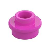 Plate Round 1 x 1 with Open Stud (Dark Pink)