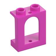 Window 1 x 2 x 2 Castle (Dark Pink)