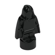 Minifig Trophy Statuette, Hooded Figure (Emperor Palpatine Hologram) (Black)