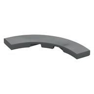 Tile 4 x 4 Curved, Macaroni (Dark Bluish Gray)
