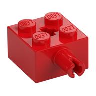 Brick Special 2 x 2 with Pin and Axle Hole (Red)
