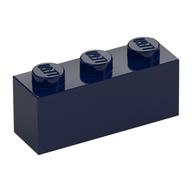 Brick 1 x 3 (Dark Blue)