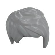 Hair Short Tousled with Side Part (Light Bluish Gray)
