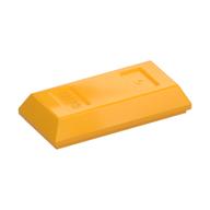Tile Special 1 x 2 with Sloped Walls AKA Money / Gold Bar [Ingot] (Bright Light Orange)