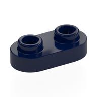 Plate Special 1 x 2 Rounded with 2 Open Studs (Dark Blue)