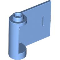 Door 1 x 3 x 2 Right - Open Between Top and Bottom Hinge with White Line Print (Medium Blue)