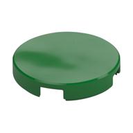 Tile Round 2 x 2 with Bottom Stud Holder (Green)