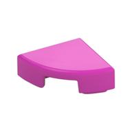 Tile Round 1 x 1 Quarter (Dark Pink)