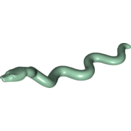 Animal, Snake, Large with Raised Head [Plain] (Sand Green)