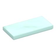 Tile 2 x 4 with Groove (Light Aqua)