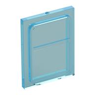 Glass for Train Door Lip On All Sides (Trans-Light Blue)
