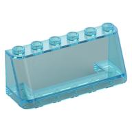 Windscreen 2 x 6 x 2, Thin Top (Trans-Light Blue)