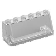 Windscreen 2 x 6 x 2, Thin Top (Trans-Clear)