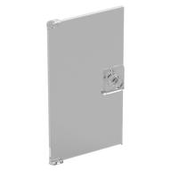 Door 1 x 4 x 6 Smooth with Chamfered Handle Plinth (Trans-Clear)