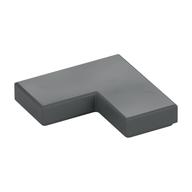 Tile 2 x 2 Corner (Dark Bluish Gray)