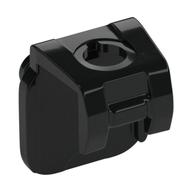 Minifig Neckwear Front Harness with 4 Back Studs (Black)