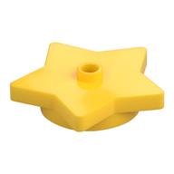 Plate Special 5-Point Star 4 x 4 2/3 with One Stud (Yellow)